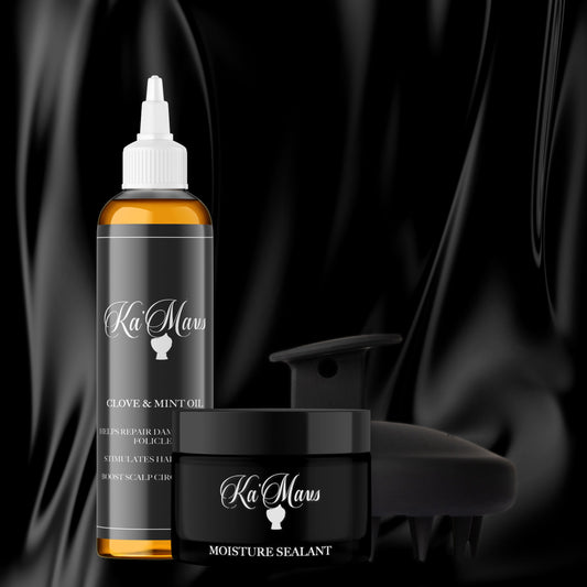 Clove & Mint Oil, Moisture Sealant & Scalp Massager